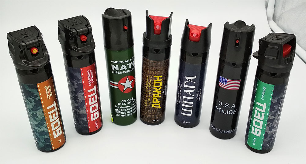 Рейтинг газовых баллончиков для самозащиты
