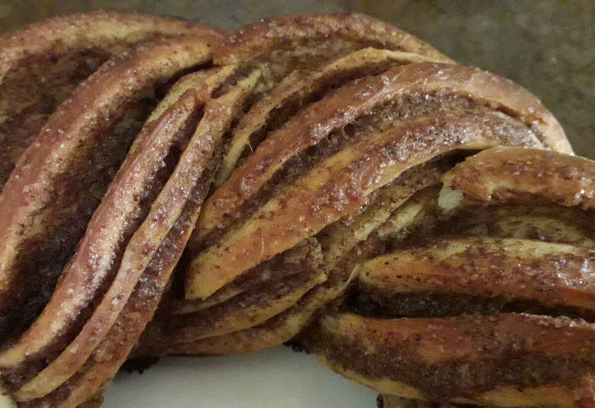 Плетенка с корицей - рецепт с фото