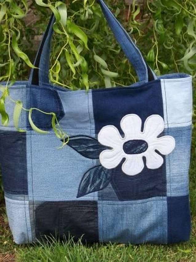 Сумка из джинсов своими руками, инструкция по изготовлению
