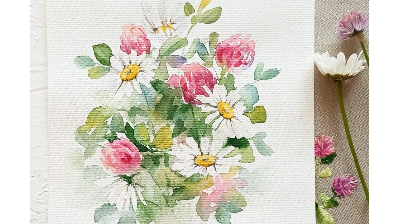 Как нарисовать цветок - необычные и традиционные техники рисования цветка для начинающих