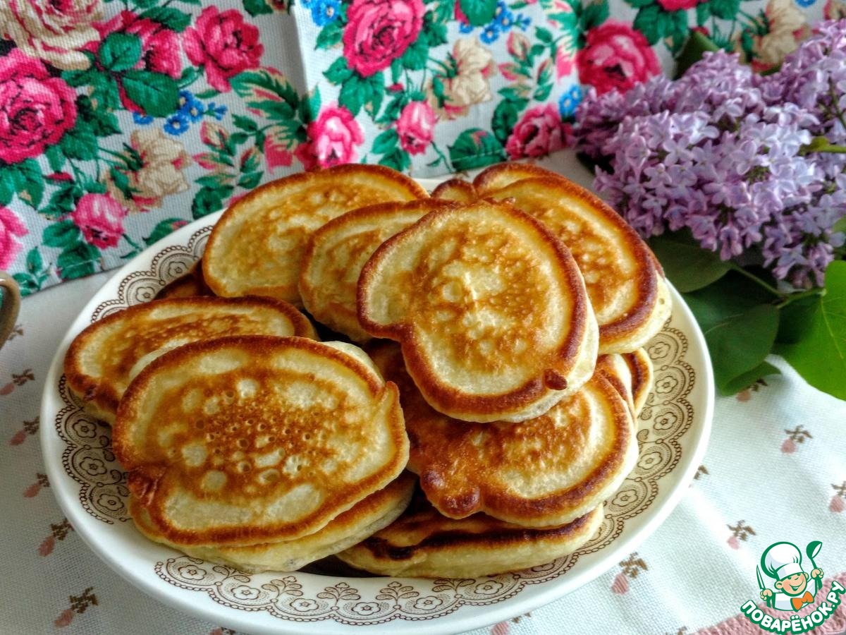 Оладьи на кислом молоке