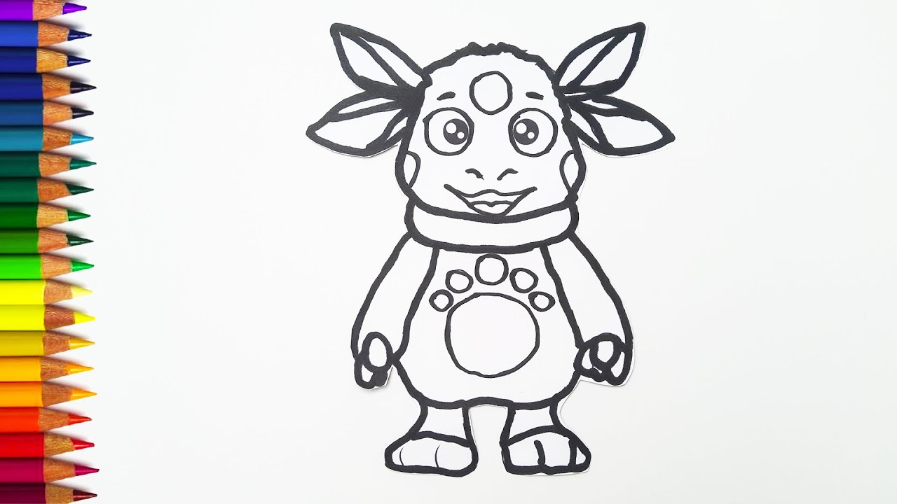 Как нарисовать лунтика поэтапно карандашом для начинающих? рисунки лунтика и его друзей