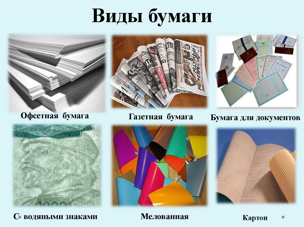 Бумага мелованная