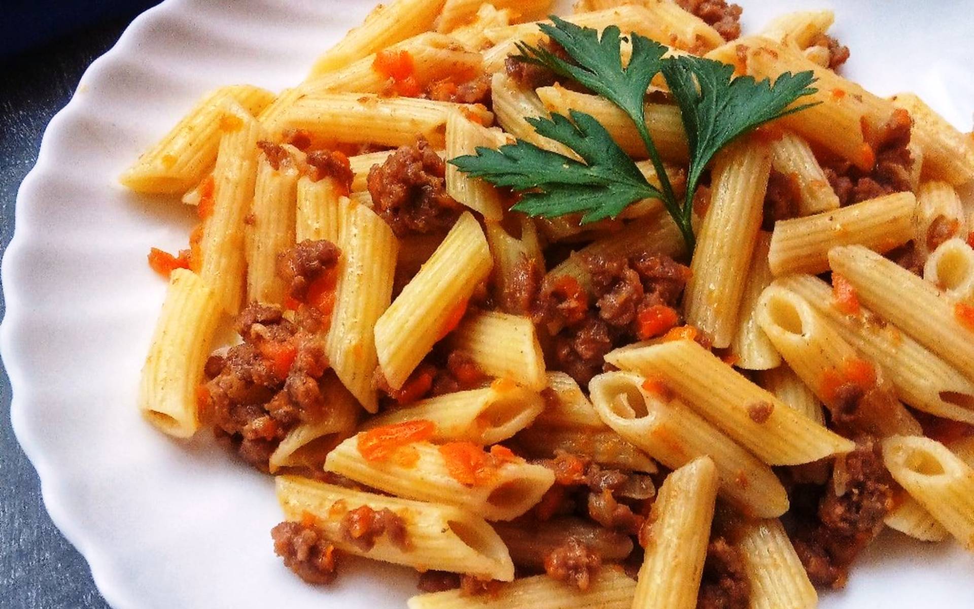 Макароны по флотски - рецепт с фаршем (пошаговый рецепт с фото на сковороде)