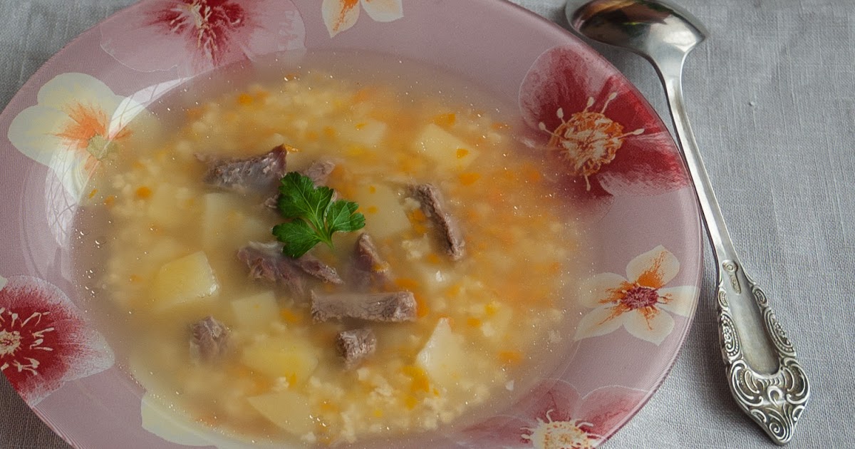Рецепты куриного супа с пшеном