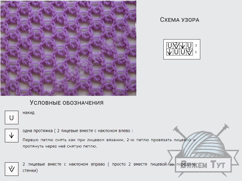 Узор "сеточка" спицами: как связать взрослым и детям? - новости, статьи и обзоры
