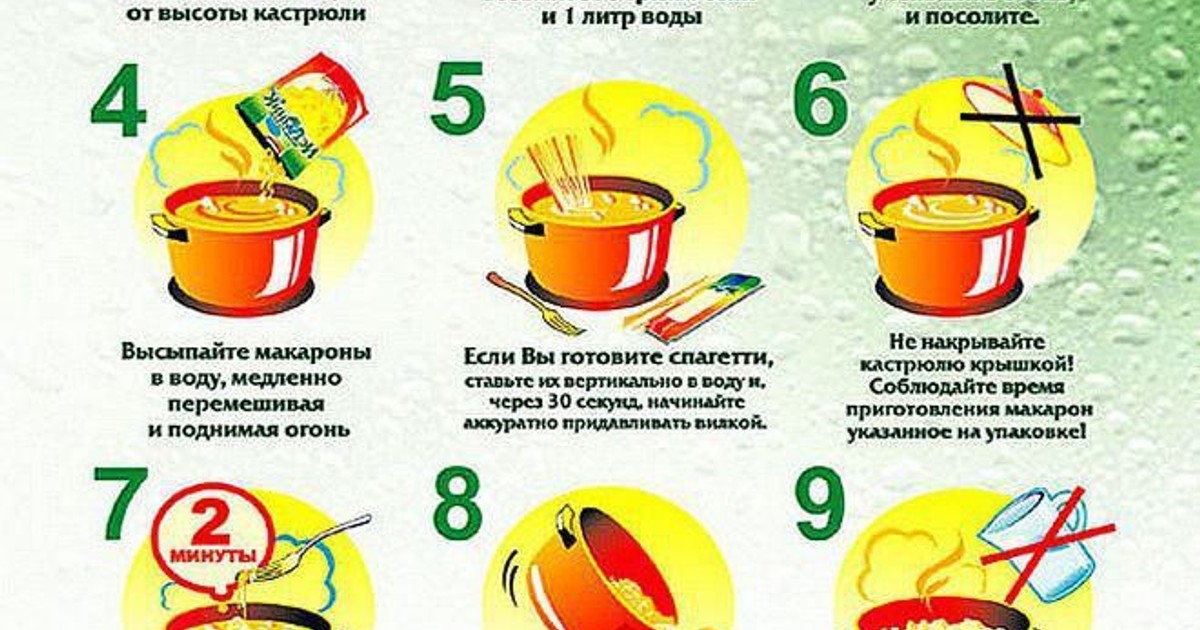Как варить рожки