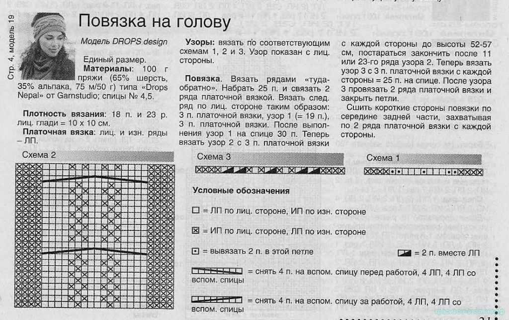 Повязка на голову: как связать крючком для девочки и женщины, схемы