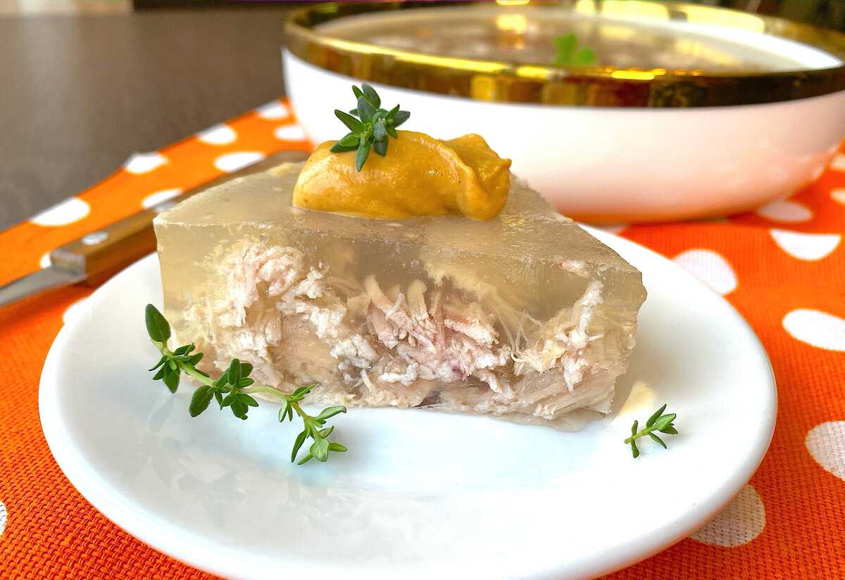 Холодец из курицы без желатина