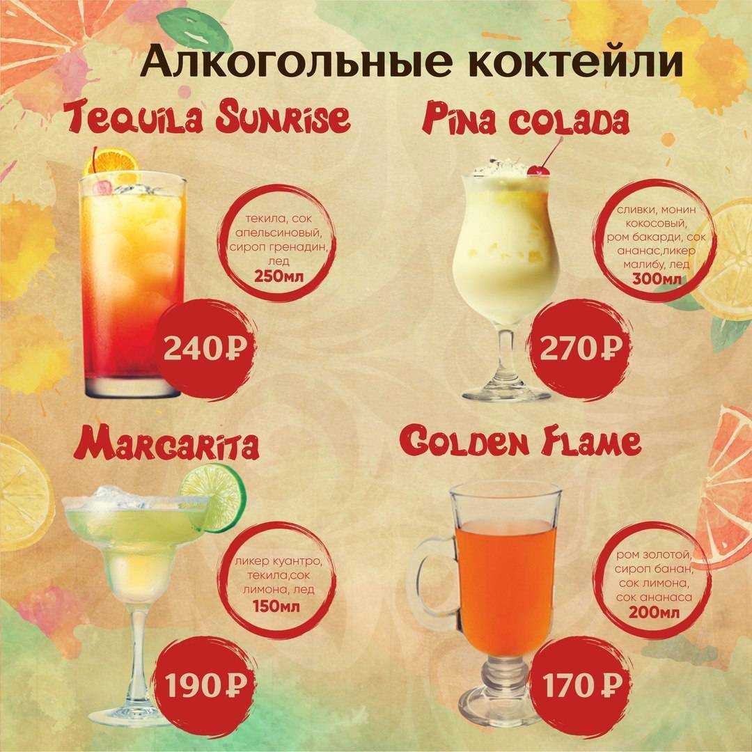 Простые коктейли с белым вином