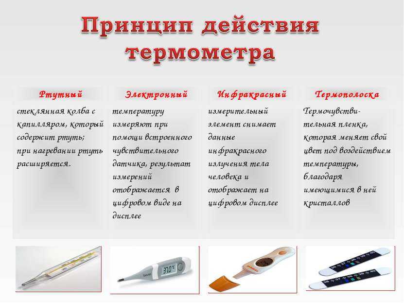 Алгоритм измерения температуры тела у детей и взрослых