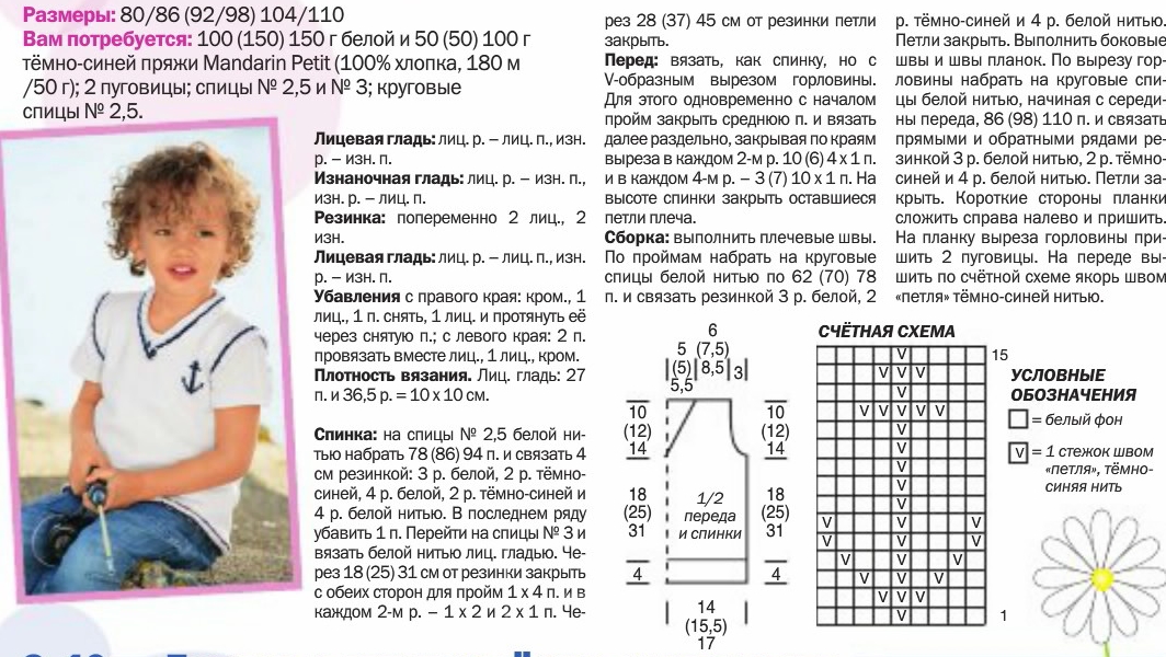 Вязаные костюмы для новорожденных со схемами и описанием