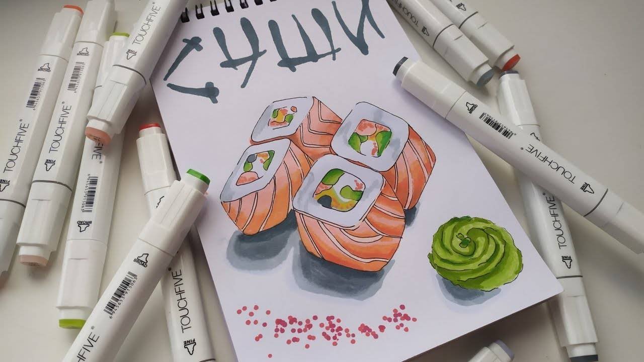 Как рисовать маркерами для скетчинга пошаговые уроки для начинающих