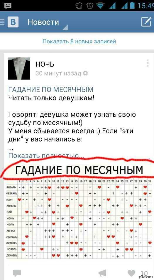 Гадание по месячным: самые проверенные способы
гадание по месячным: самые проверенные способы