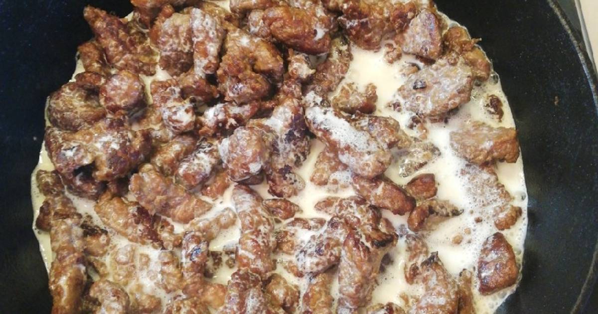 Жарим вкусную куриную печень на сковородке с луком: рецепт пошагово с фото