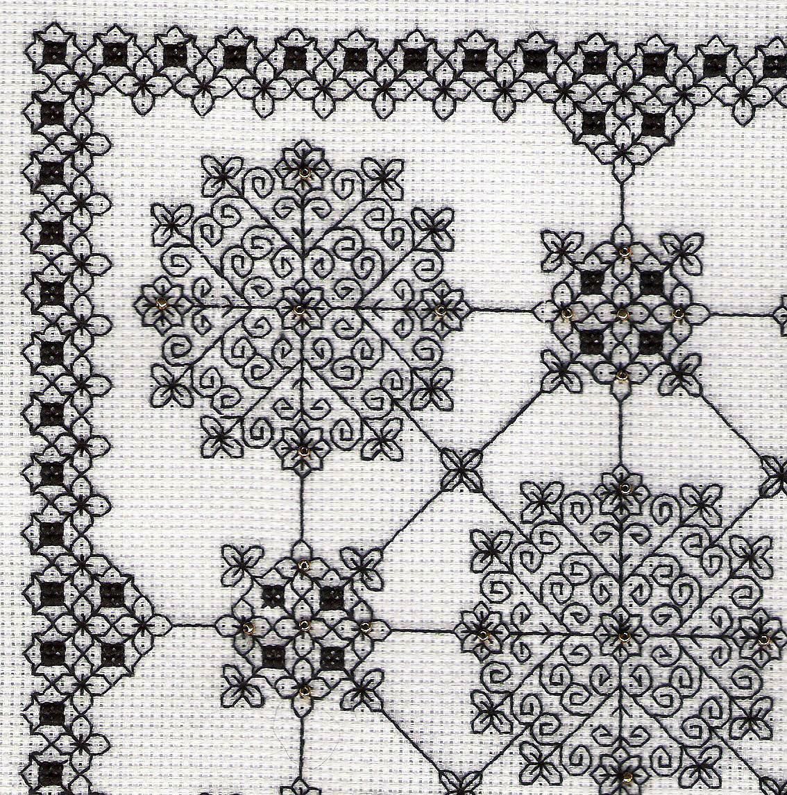 Блэкворк вышивка: схемы в технике blackwork, наборы с описанием процесса
