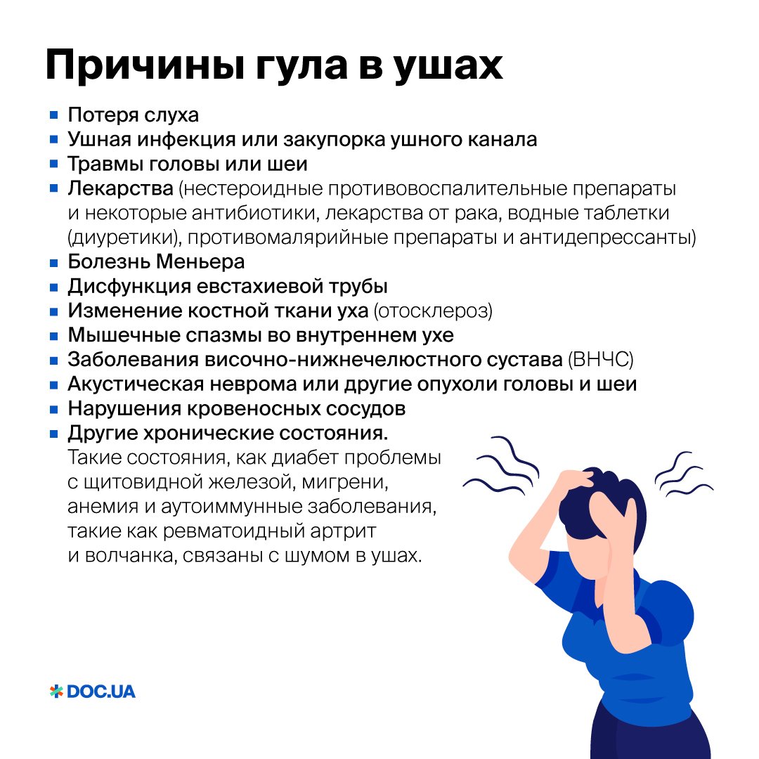 Шум в голове – причины, диагностика, лечение