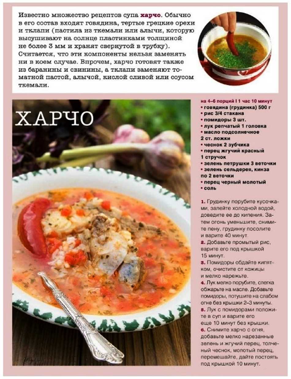 Как приготовить вкусный суп харчо по простым и домашним рецептам
