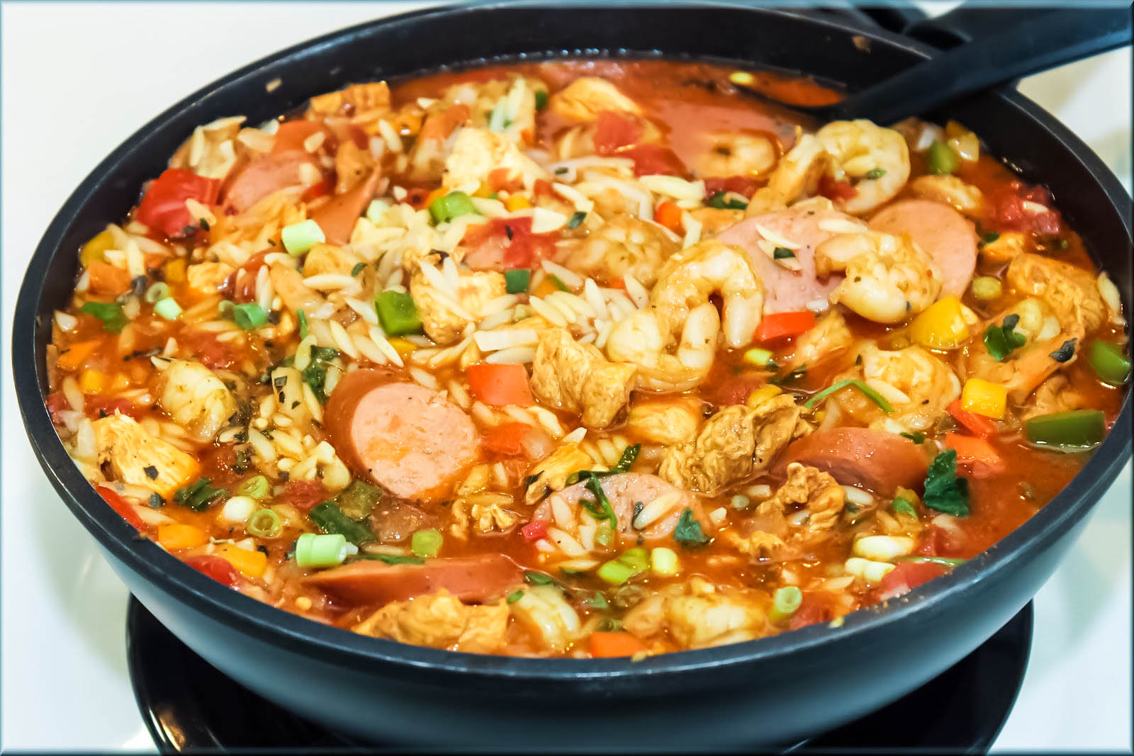 Плов с сосисками