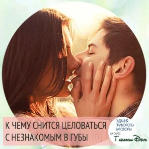 К чему снится целоваться с незнакомцем по сонникам