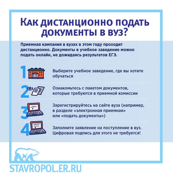 Как подать документы в несколько вузов одновременно