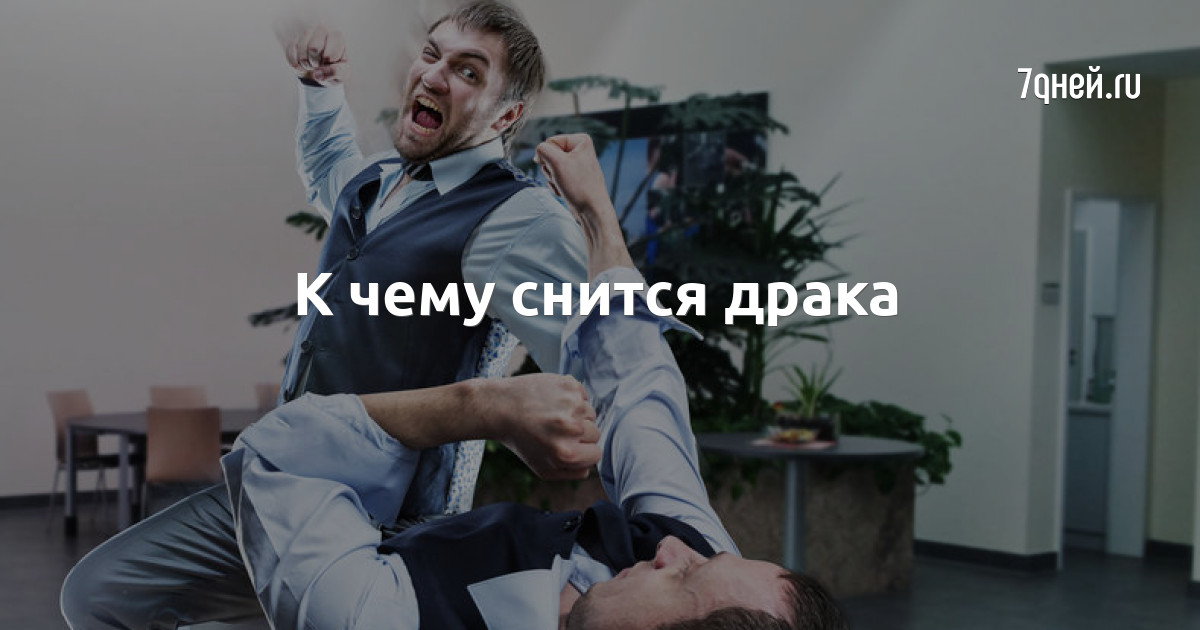К чему снится драка? сонник - драка мужчине или женщине
