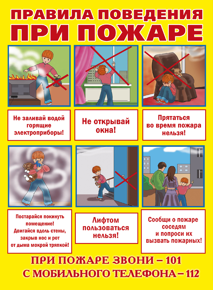 Правила поведения при пожаре: разбор ситуаций и план действия