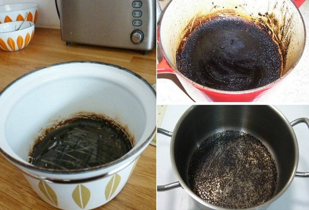 Как удалить пригоревшую пищу с кастрюли - wikihow