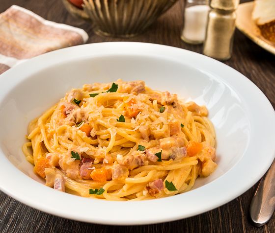 Паста с тыквой по-неаполитански - простой и вкусный рецепт с пошаговыми фото