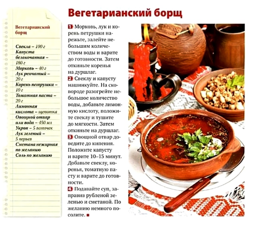Борщ с квашеной капустой — классический пошаговый рецепт