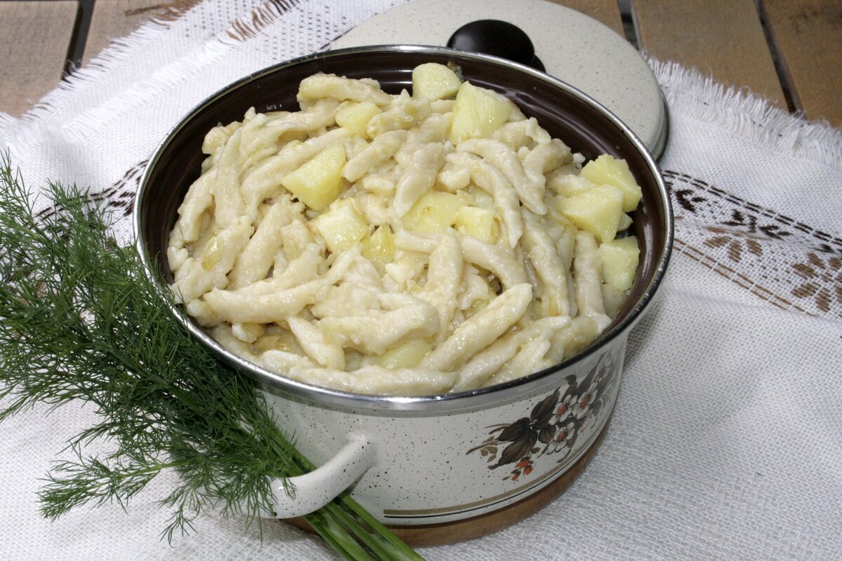 Галушки из манной крупы. классические вторые блюда
