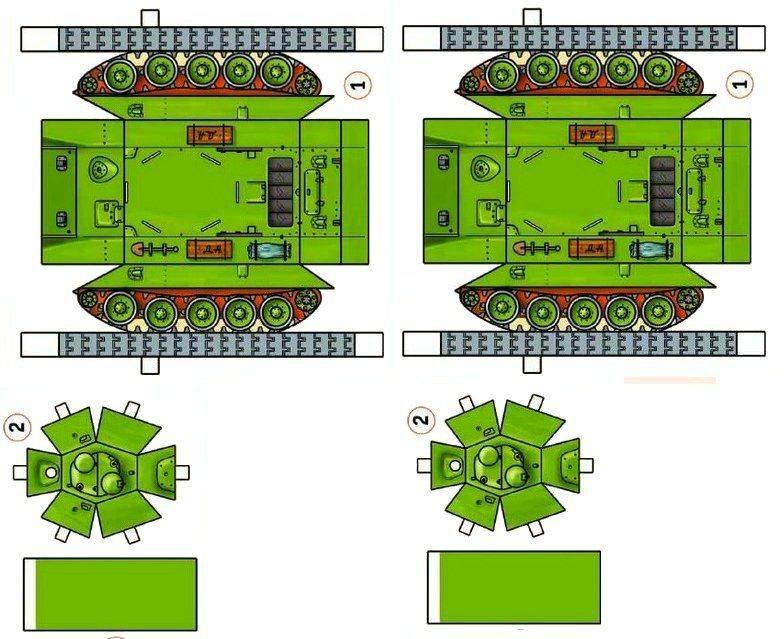Танк из картона поделка пошагово. делаем модель танка из плотного картона. бумажный танк в технике оригами – пошаговые инструкции для начинающих