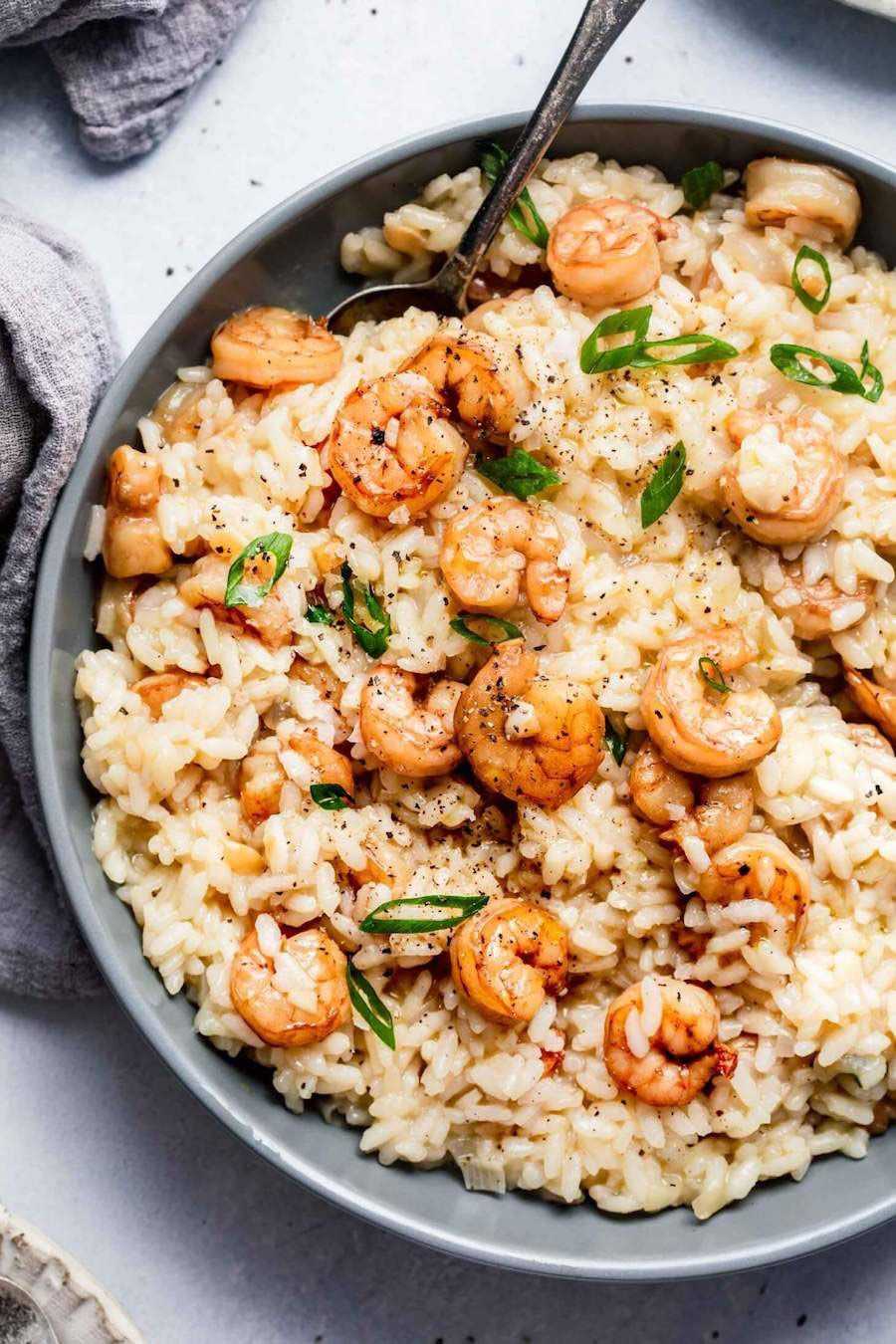 Креветки с рисом и зеленым горошком - вкусные рецепты
