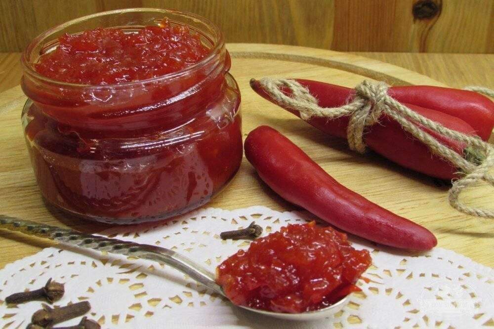 Мамин рецепт конфитюра из перца чили с фото пошагово