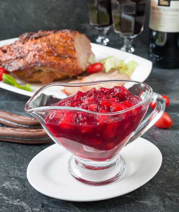 Рецепт клюквенного соуса к мясу