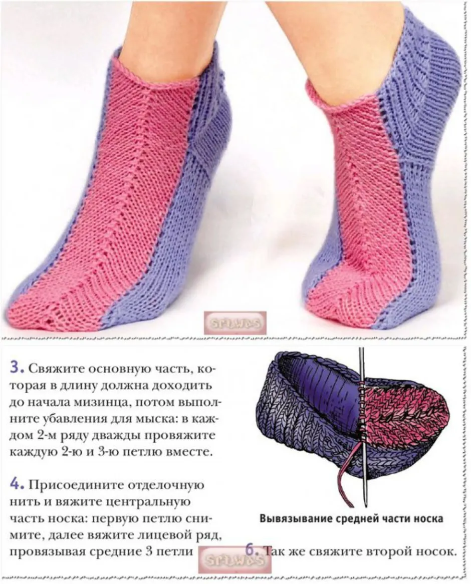 Тапочки спицами – ножки скажут спасибо!