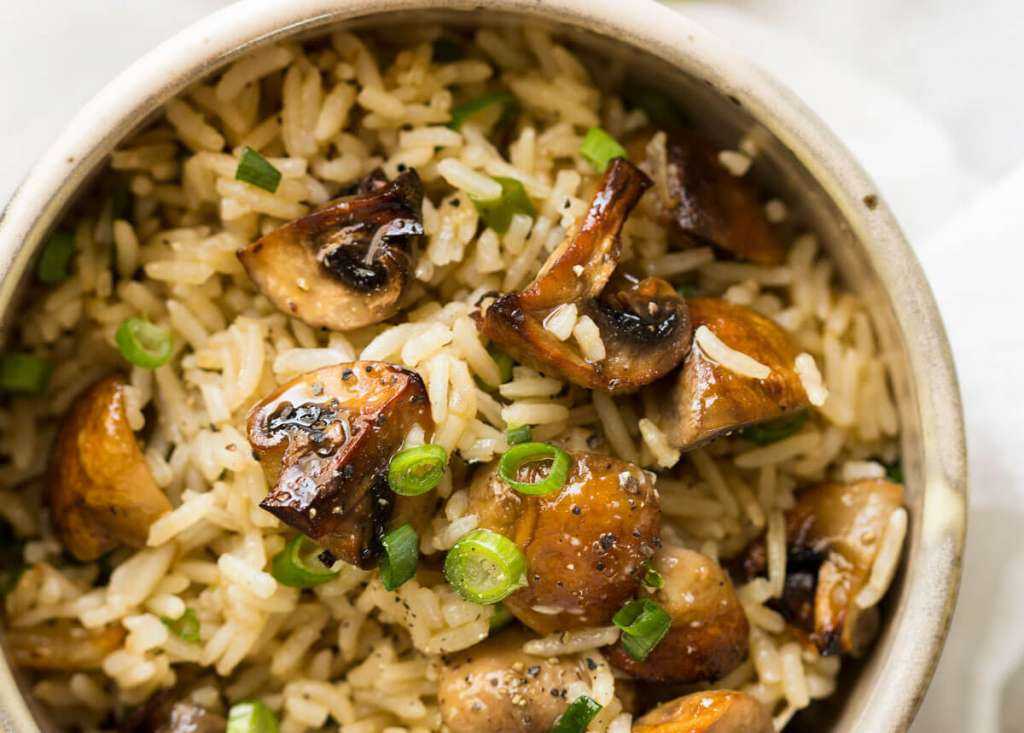 Рис с грибами – 7 вкуснейших рецептов приготовления