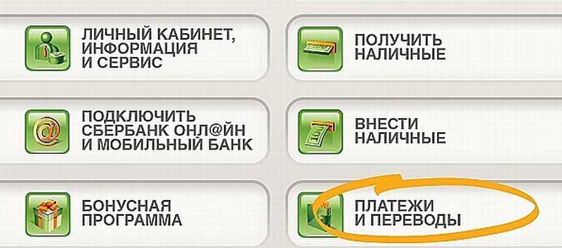 Как пополнить кредитную карту сбербанка через банкомат
