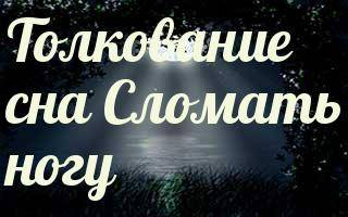 К чему снятся ноги? сонни - нога или ноги во сне.
